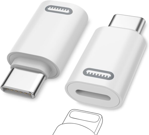 MoKo Lightning Female to USB-C Male Adapter