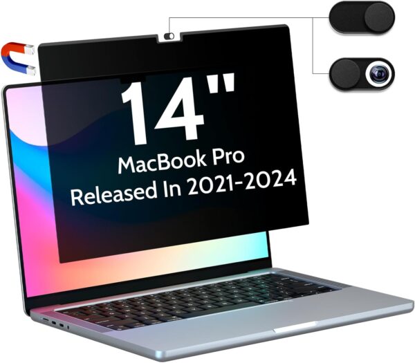 Peslv Privacy Screen Compatible With MacBook Pro 14 Inch