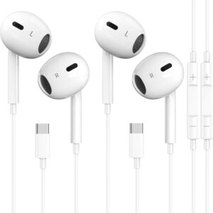 SANRUNYUAN 2 Pack USB C Headphones