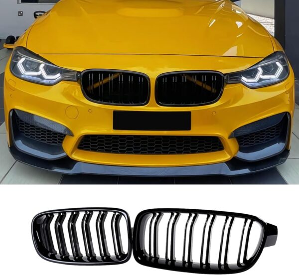 Hengjiayao F30 F31 Kidney Black Radiator Grille Strip for BMW 3 Series