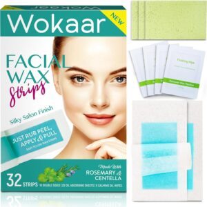 2 IN 1 Facial Wax Strips for Women