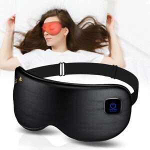 WUSHXI Silk Cordless Heated Eye Mask