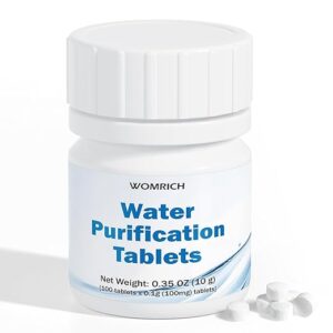 WOMRICH Water Tablets Purification for Drinking
