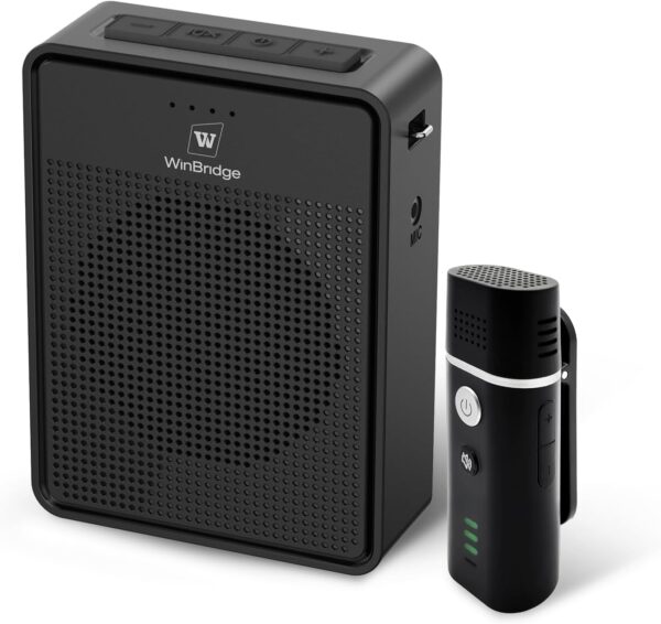 ResponseBridge Voice Amplifier with Bluetooth Lavalier Microphone