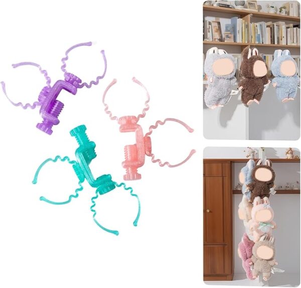 MDOWOK Twin-Hook Display Stand for LABU Dolls
