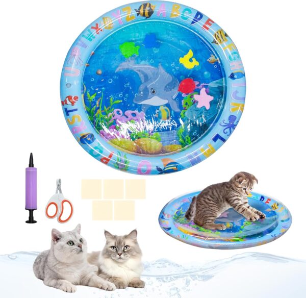 Eelexa 2025 Upgrade Thickened Water Sensor Play Mat for Cats