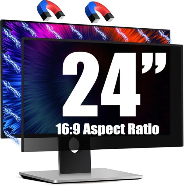 JEEETINTX Privacy Screen For Computer Monitor 24 Inch