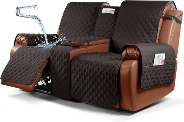 Ruaozz Waterproof Recliner Loveseat Cover