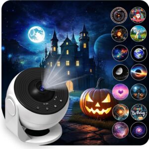 Roujune Upgrade Galaxy Projector for Bedroom