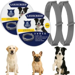 LAXISCREED Dog Collars with Natural Essential Oils