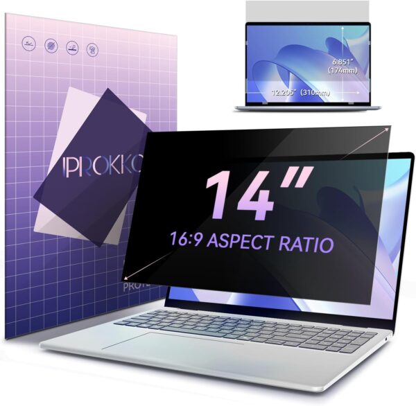 IPROKKO Laptop 14 inch Privacy Screen Filter