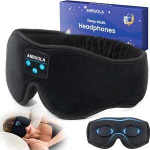 ANRUOLA Sleep Headphones Bluetooth, Sleep Mask