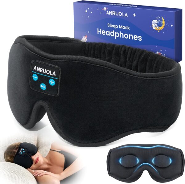 ANRUOLA Sleep Headphones Bluetooth, Sleep Mask
