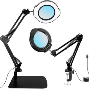15X Magnifying Glass Desk Lamp
