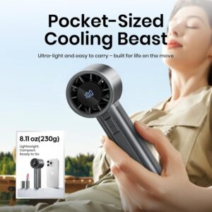 Sowmow Portable Handheld Turbo Fan