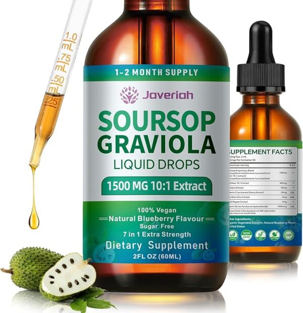 Javeriah Soursop Graviola Liquid Drops