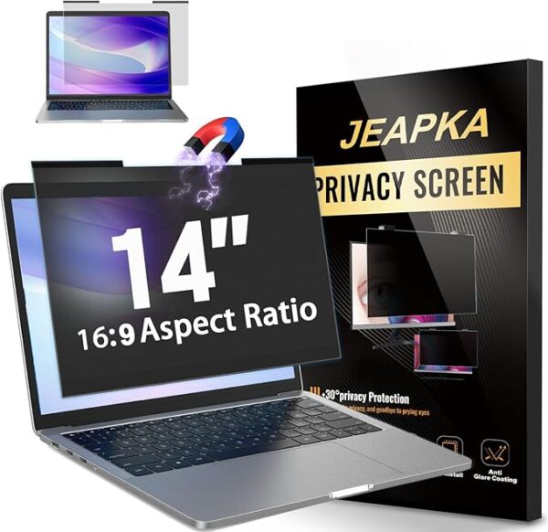 JEAPKA Magnetic Laptop Privacy Screen