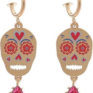 Generic Edgy Heart Drop Earrings