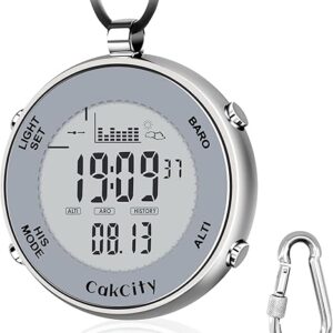CakCity Mens Digital Pocket Watch