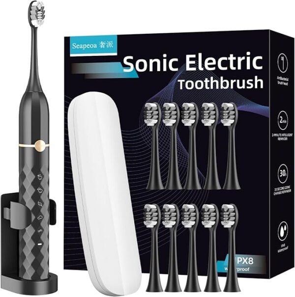 Seapeoa Electric Toothbrush Set
