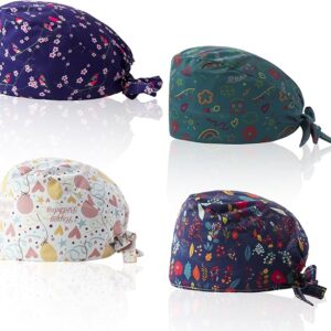 Yaodeo Scrub Caps Women