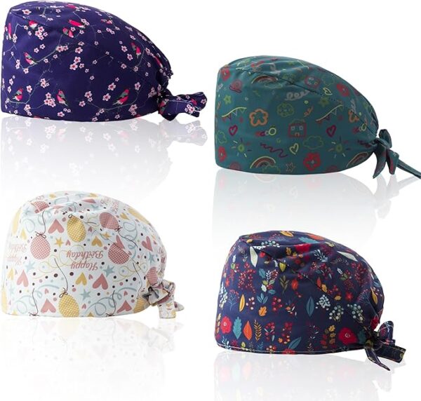 Yaodeo Scrub Caps Women