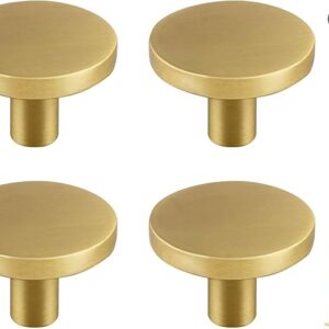 Yiking 4 Pack Solid Brass Door Handles
