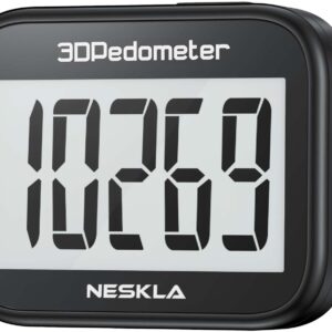 NESKLA 3D Pedometer for Walking
