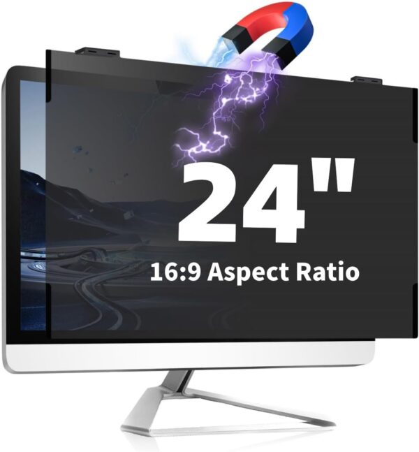 Magnetic Computer Privacy Screen 24 Inch