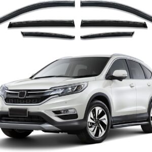 Mengjiesi Shatterproof Out-Channel Window Deflectors for Honda