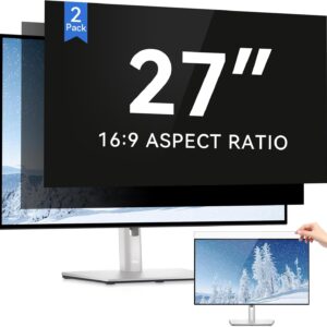 IPROKKO [2 Pack] 27 Inch Computer Privacy Screen Filter