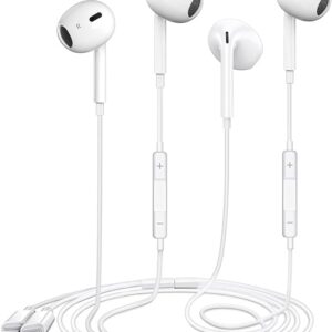 SNYMPF Hair Wired Headphones for iPhone