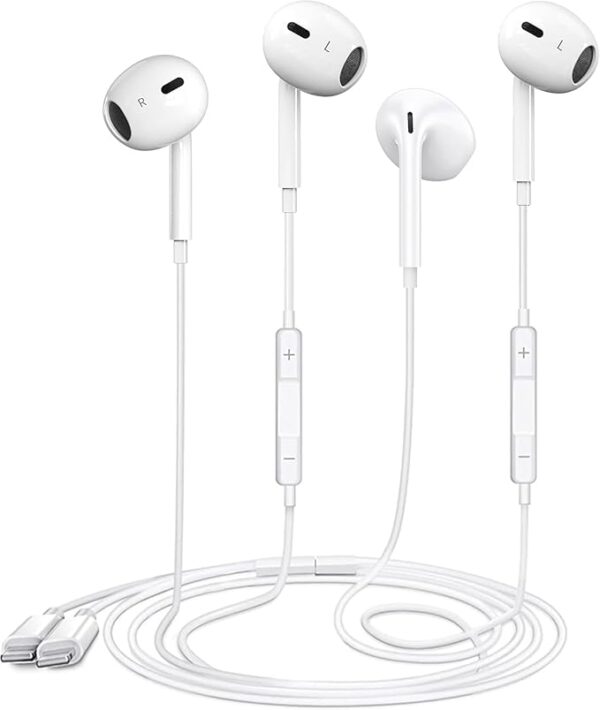 SNYMPF Hair Wired Headphones for iPhone