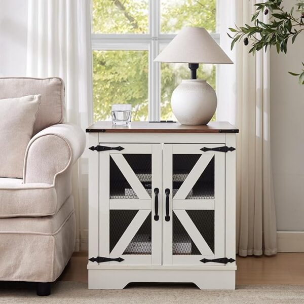 Puntogen Large Farmhouse End Table