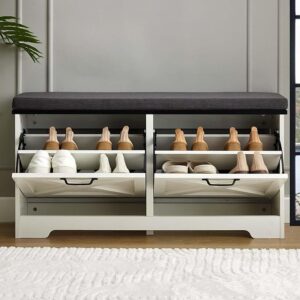 Seekverse Entryway Storage Bench