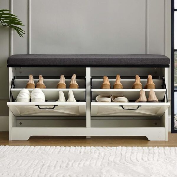 Seekverse Entryway Storage Bench