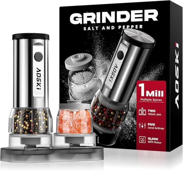 AOSKI Salt and Pepper Grinder