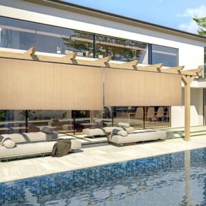 Hanamako Roller Shade with 95% UV Protection