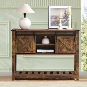 Hanamako Farmhouse Entryway Table