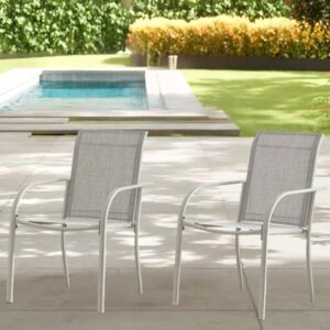 Hanamako Patio Dining Chair Set of 2