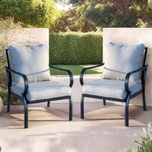 Puntogen Outdoor Couch with 4.4″ Thick Cushions