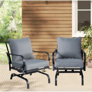 Hanamako Patio Rocker Chairs