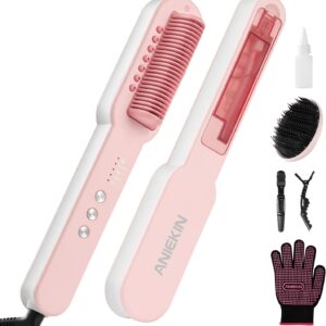 Aniekin Steam Hair Straightener Brush