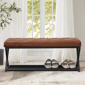 Seekverse Storage Bench with Shelf