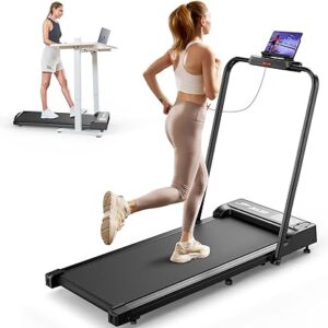 JAGJOG 2 in 1 Folding Treadmill