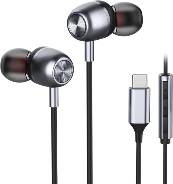 TECHAIRLINE USB C Headphones for Samsung