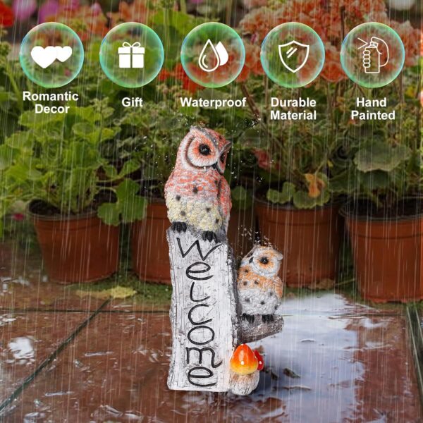 Lily's Home Owl Garden Statue - Image 3