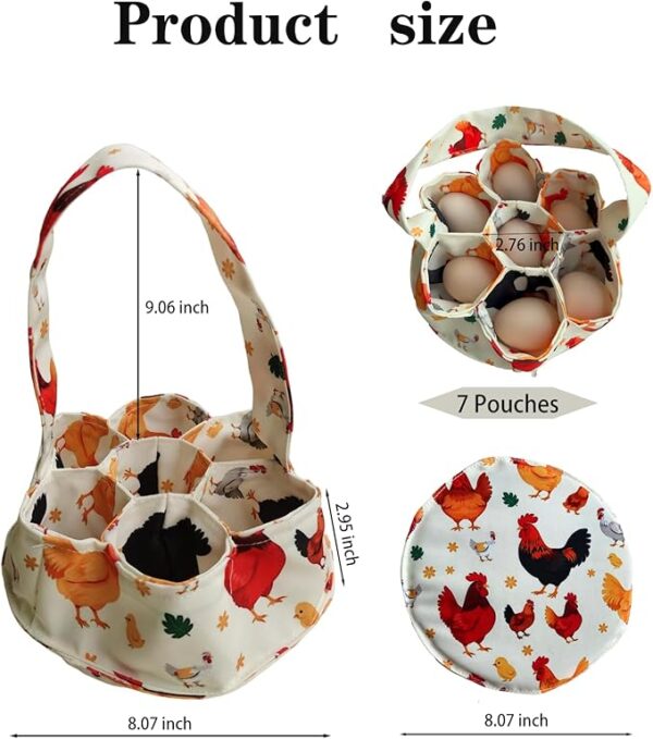 UKJENT Large Egg Collecting Basket - Image 2