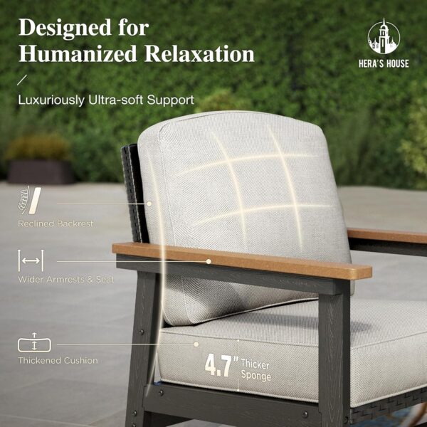 HERA'S HOUSE Patio Furniture Set - Image 4