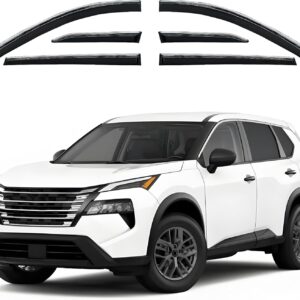MNGYNUKA Shatterproof Out-Channel Window Deflectors for Nissan